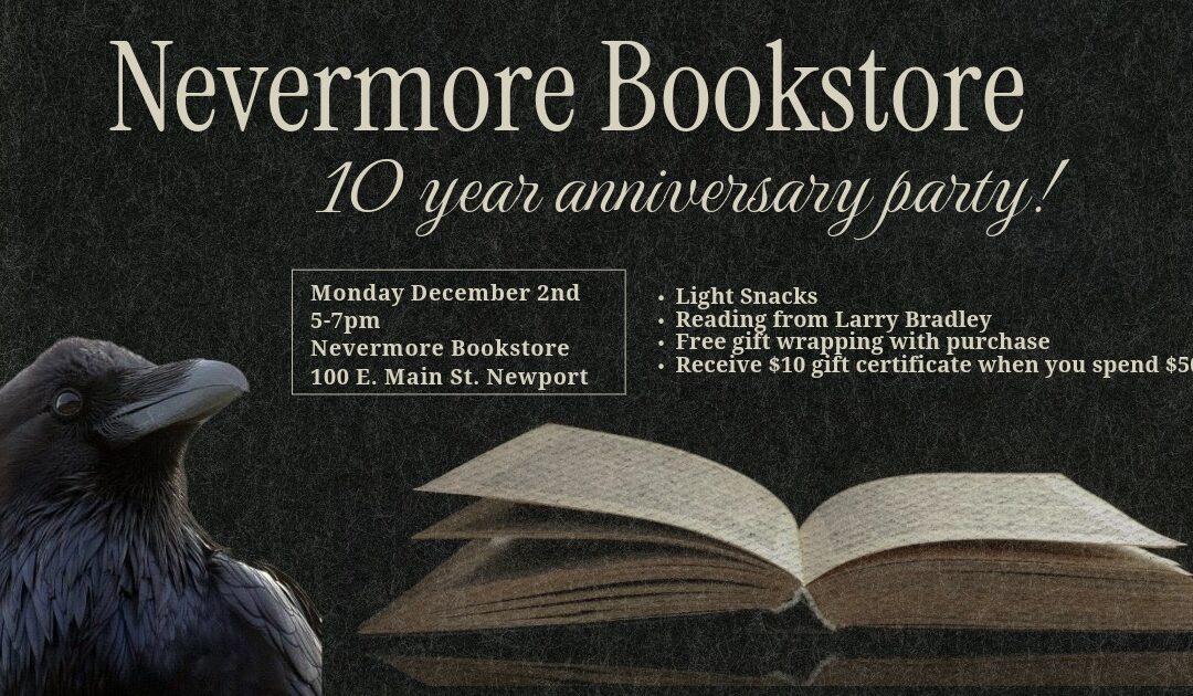 Celebrating 10 Years of Nevermore Bookstore: A Hub for Creativity and Community