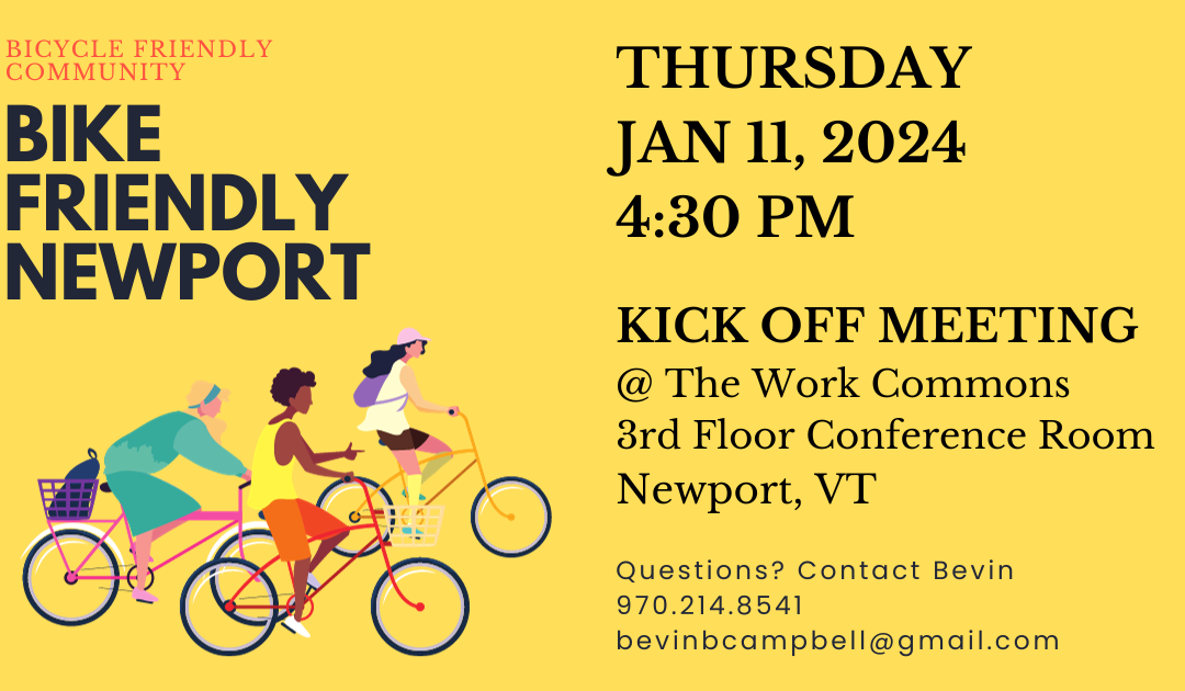 Newport Bicycle Friendly Community Kick Off Meeting